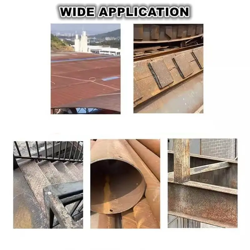 Rust Removal Paint 500g Metal Rust Remover Rust Conversion Agent Grinding-free Solid Agent Color Steel Refurbishment Metal Anti-rust Paint