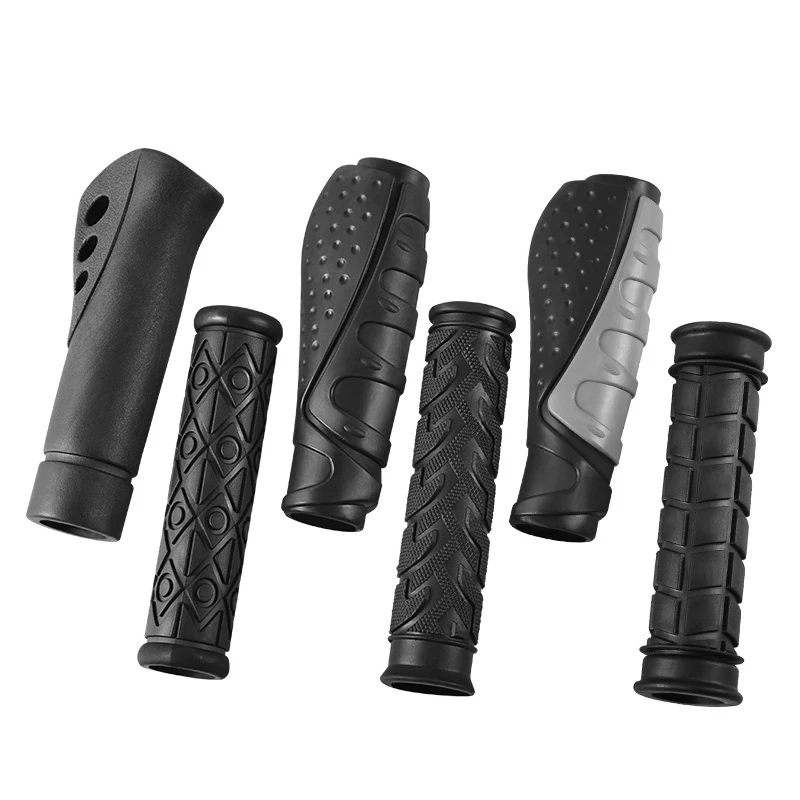 1 Pair Bicycle Handle Cover Rubber Grips Bicycle Handlebar Protect Cover Anti-slip Protective Gear Bike Accessories Bicycle Handlebar Grips Bike Handlebar Grips Bike Handle Grips