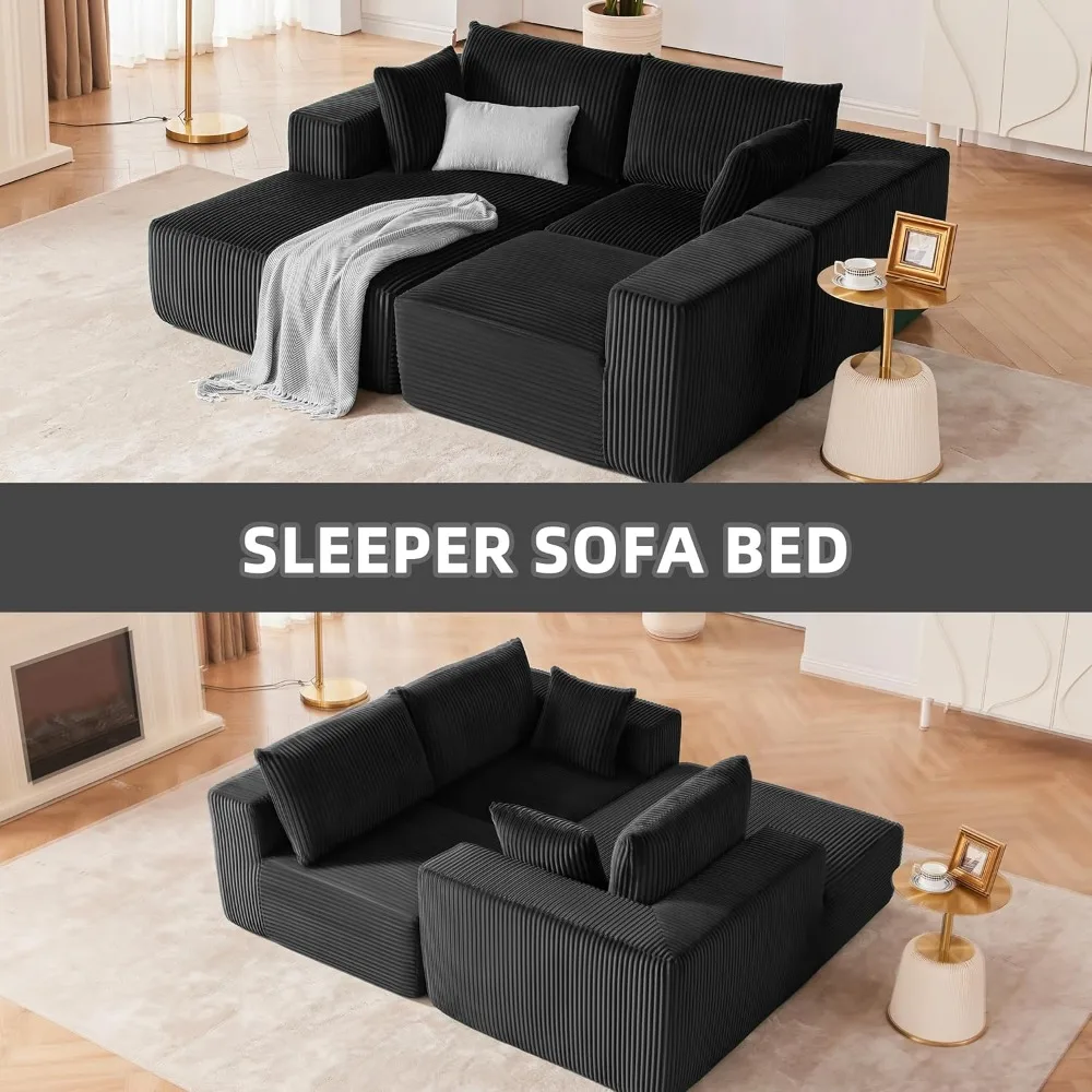 "contemporary modular sofa set with plush seating and l-shape configuration"