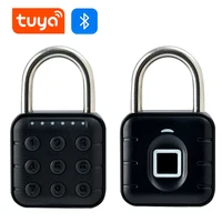 Tuya Smart Bluetooth Mini Password Fingerprint Padlock Waterproof Keyless Security Electronic Luggage Bag Case Anti-theft Lock - Image 6