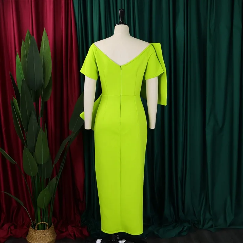 Рисунок 5 - Женское сексуальное платье с бантом и разрезом