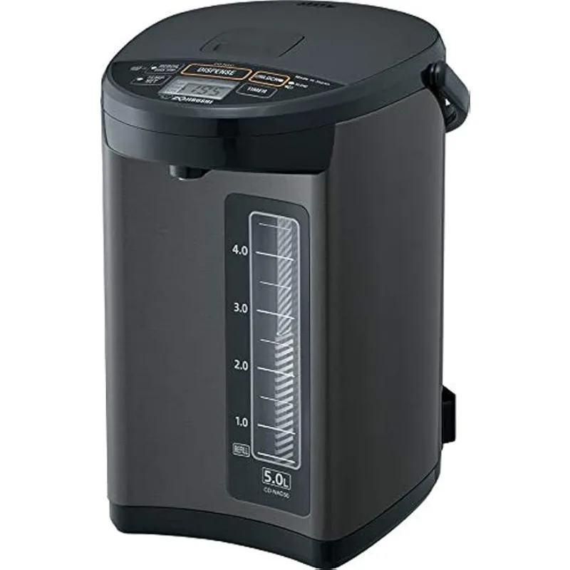 

Zojirushi CD-NAC50BM Micom Water Boiler and Warmer (5-Liter, Metallic Black)