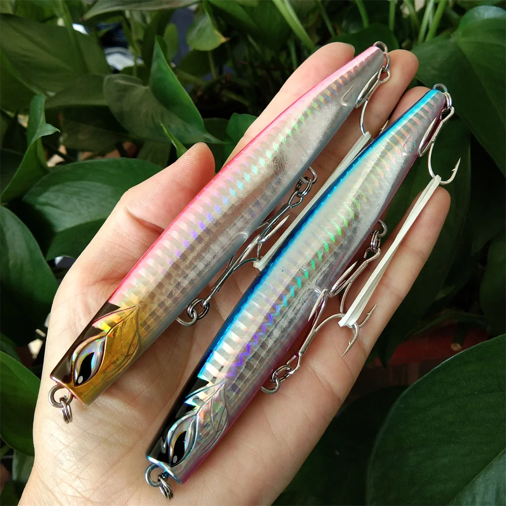 

Noeby 2pcs 130mm 38g Variable Sinking Stickbait Jig Pencil Fishing Lure Long Cast Artificial Hard Bait Pesca Sea Pencil Swibait