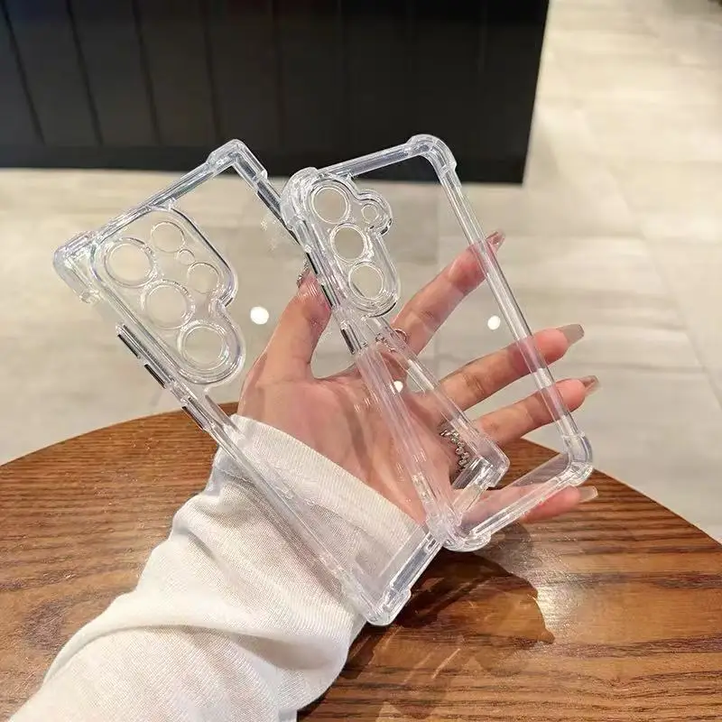 Sleek Transparent Protective Phone Case - Crystal Clear Back Cover