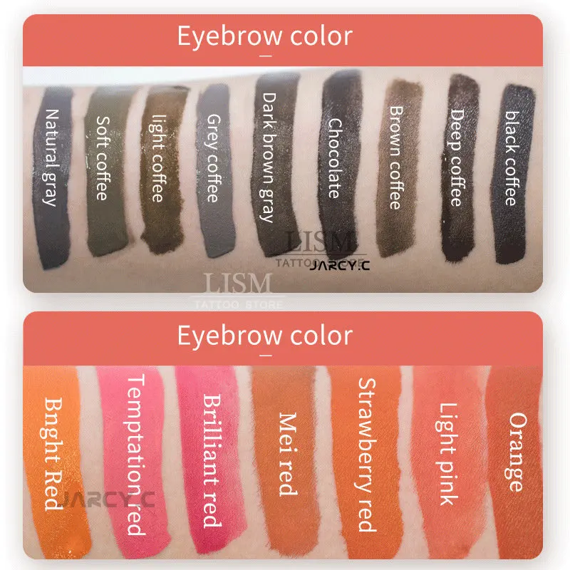 8ml microblading pigment semi permanent makeup tattoo ink black eyebrow lips eyeliner color pigmentos for tattoo art tattoo ink,tattoo ink pigment