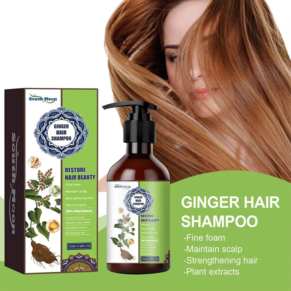 

Ginger Hair Shampoo Anti Hair Loss Hair Care Shampoo Moisturizing Repairing And Darkening Hair And Head Skin Ideal For Adul G9C1