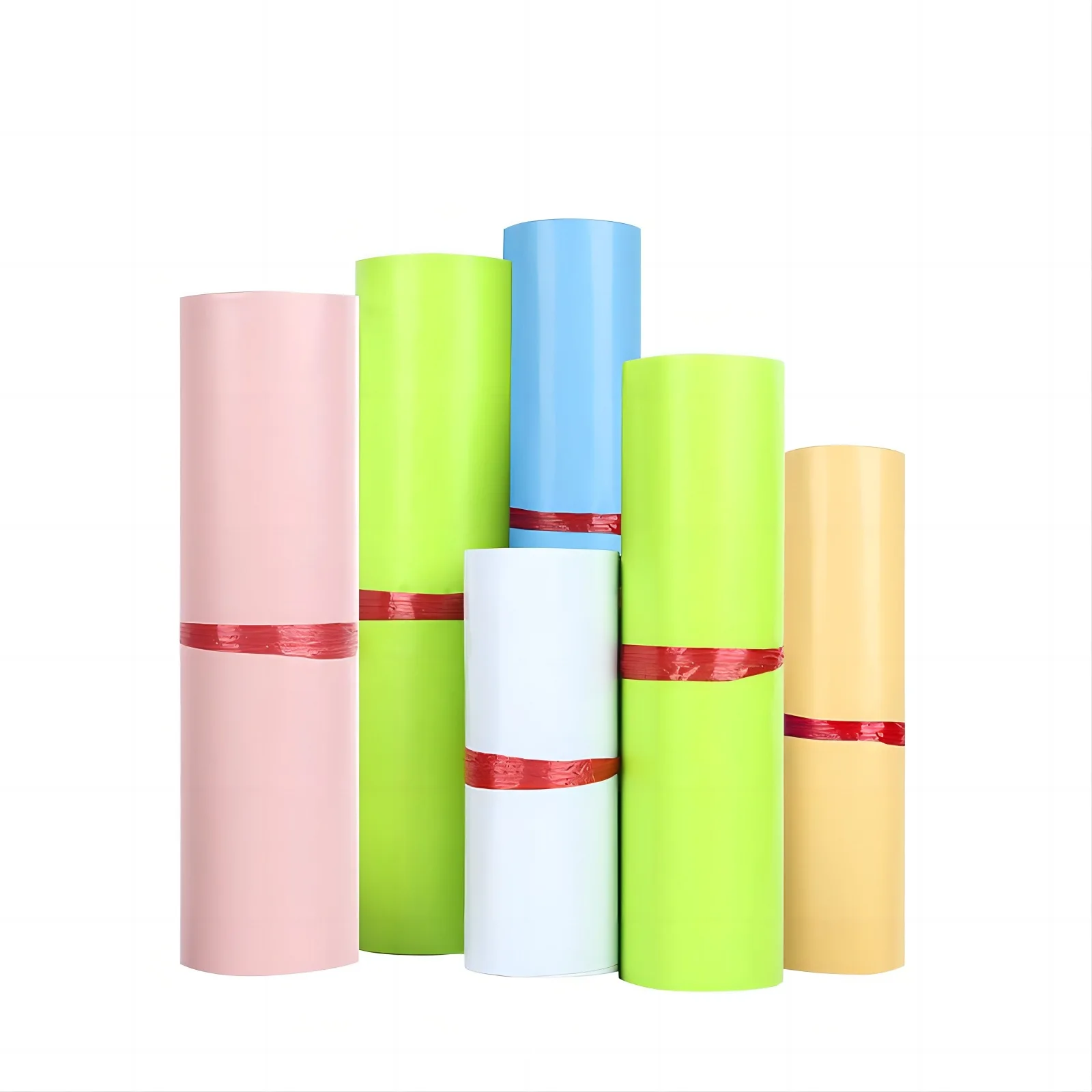 20PCS Courier Bag Envelope Green Packaging Delivery Bag Waterproof Self Adhesive Seal Pouch Mailing Bags Plastic Transport