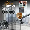 NEW 300-1000mm Glass Compass Gauge Cutter Kit Suction Cup Glass Cutting Accessories 360 Degree Glass Bottle Cutter Cutting Tools 1