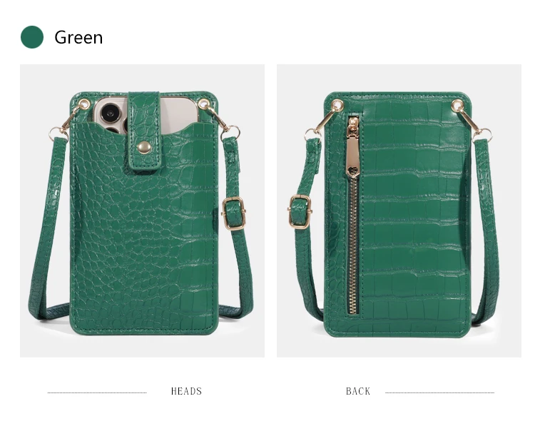 Frauen Mini Tasche Pu Leder Cross body Geldbörse Brieftasche Schulter tasche Handy tasche – Detail 16