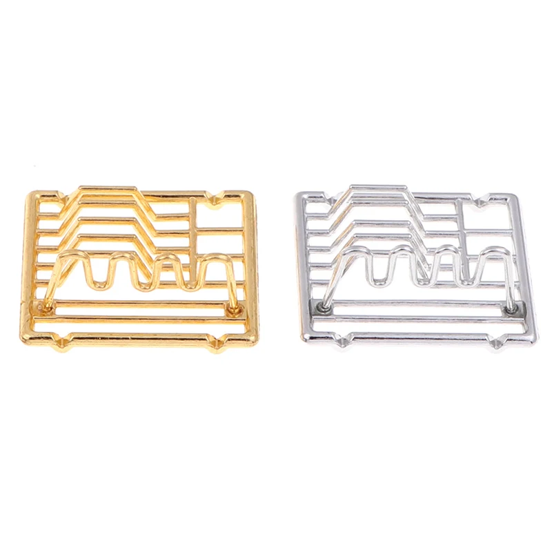 1Pc 1:12 Dollhouse Miniature Dish Shelves Kitchen Toy For Family Collectible