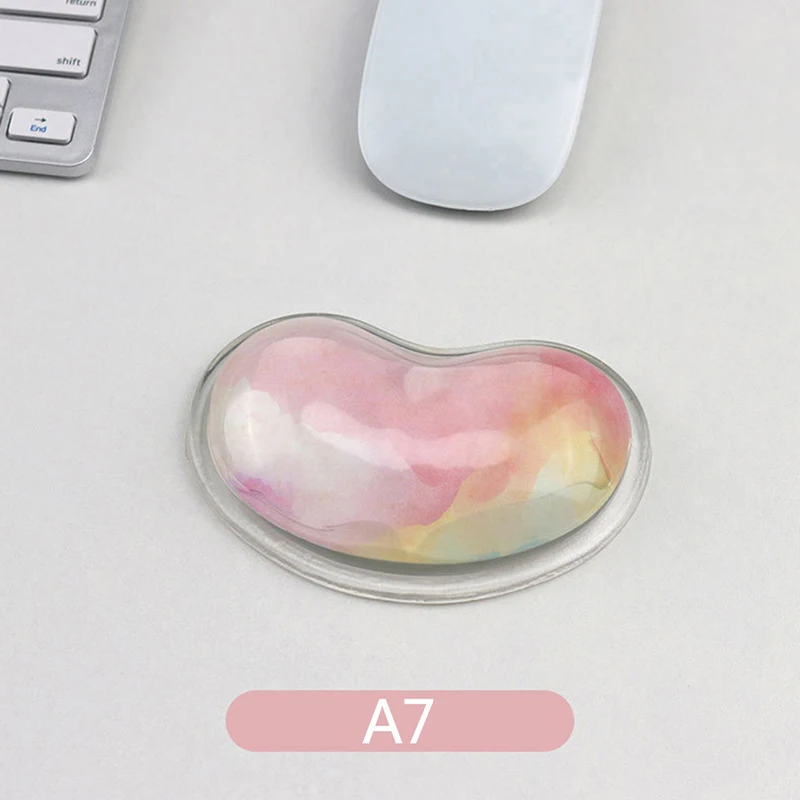 TAPPETINO MOUSE ERGONOMICO CON CUSCINO IN GEL | Argento, Antiscivolo E Lavabile