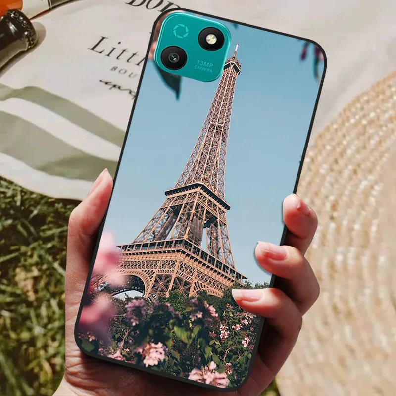 Shockproof Black Silicone TPU Phone Case Cover