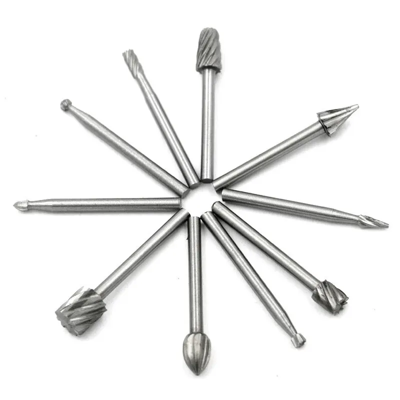 10pc HSS Woodwork Rotary File Set - Image 4
