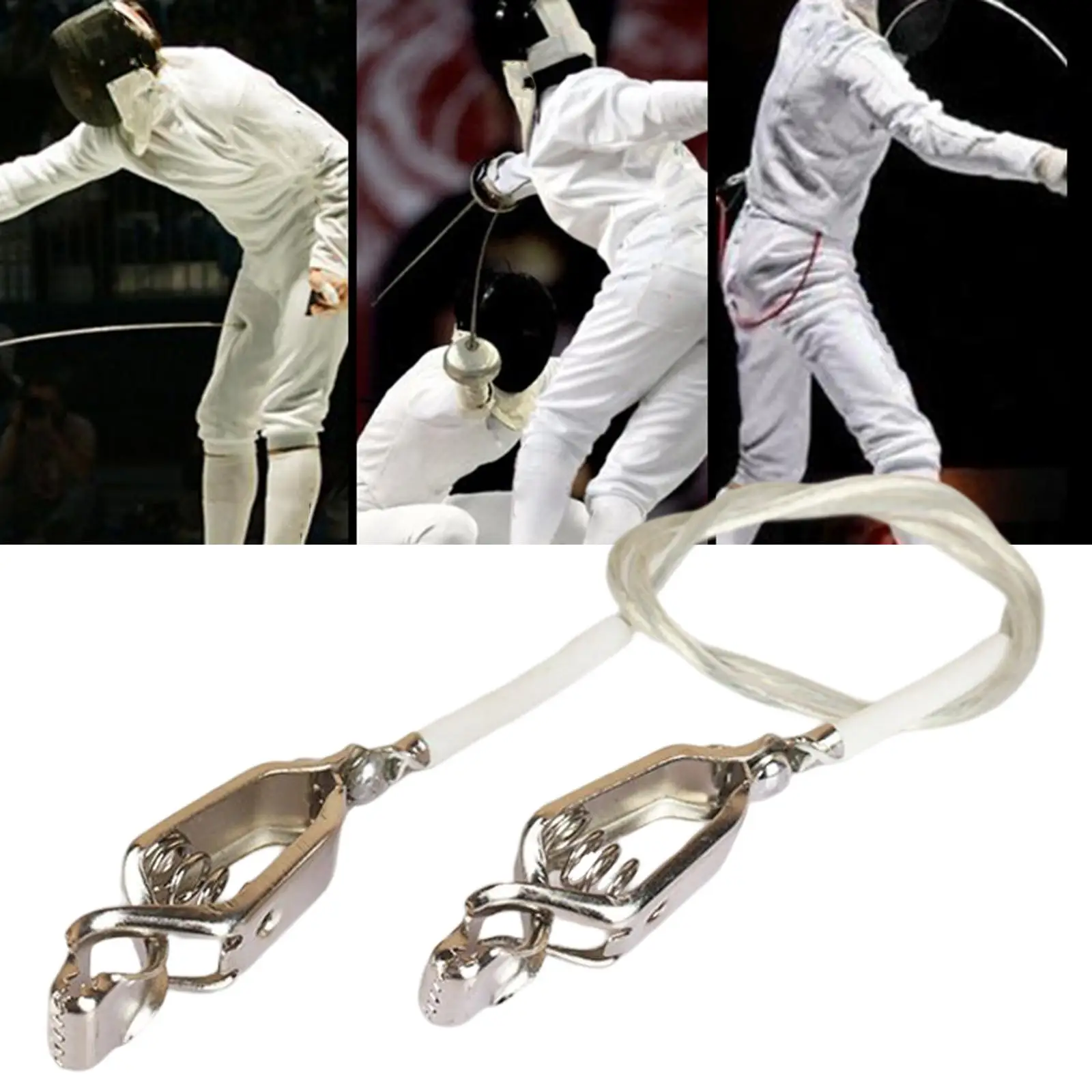 Fencing Mask Cord Gear Components Mask Cord Head Wire Flore for Competitions 4