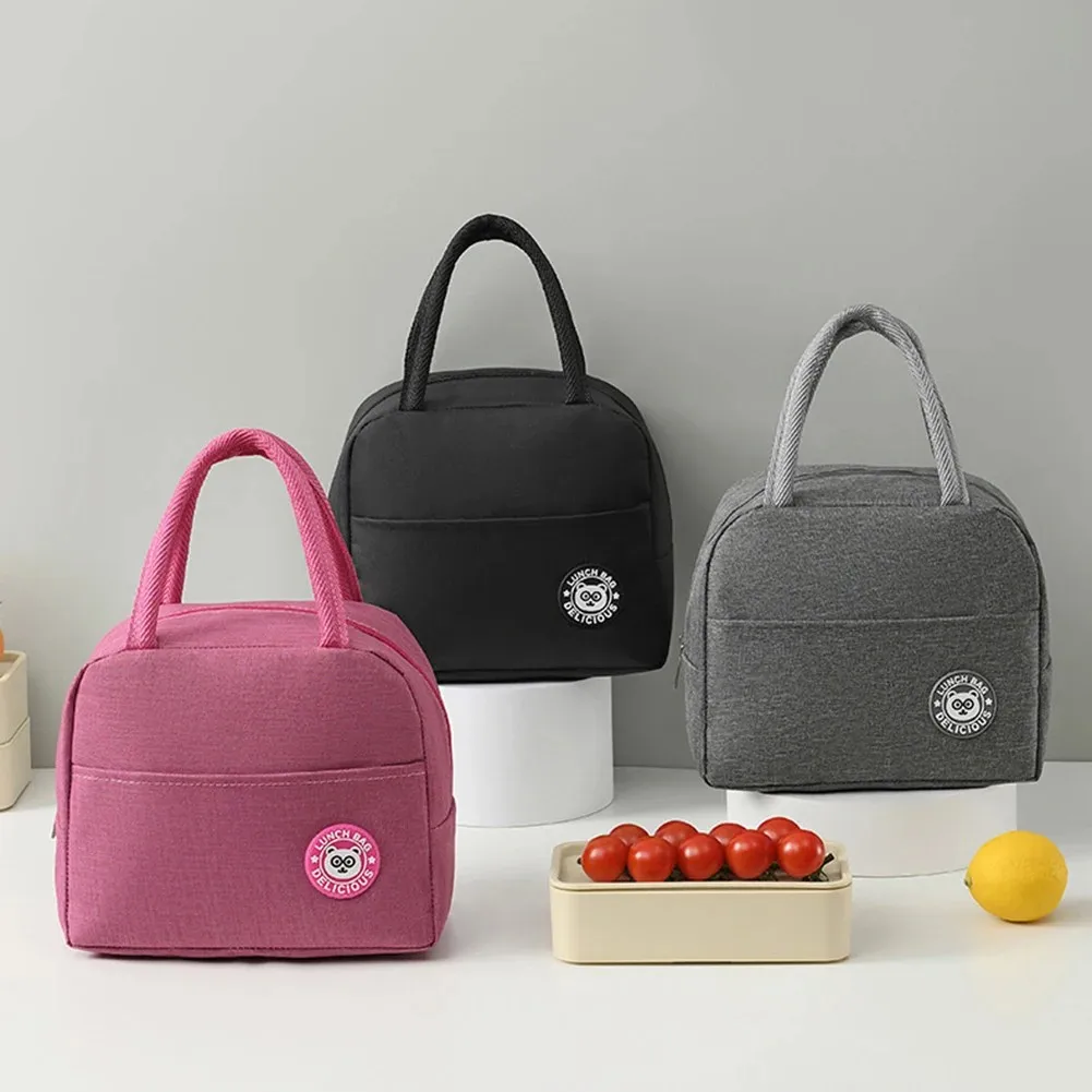 Insulated Lunch Bag Insulation Bento Pack Aluminum Foil Rice Bag Meal Pack Ice Student Bento Lunch Handbag Insulation lunch bag