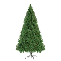 4FT Artificial Christmas Tree, Christmas Holiday Pencil Tree with Thick Branch Tips, Winter Party Decoration with Iron B 1
