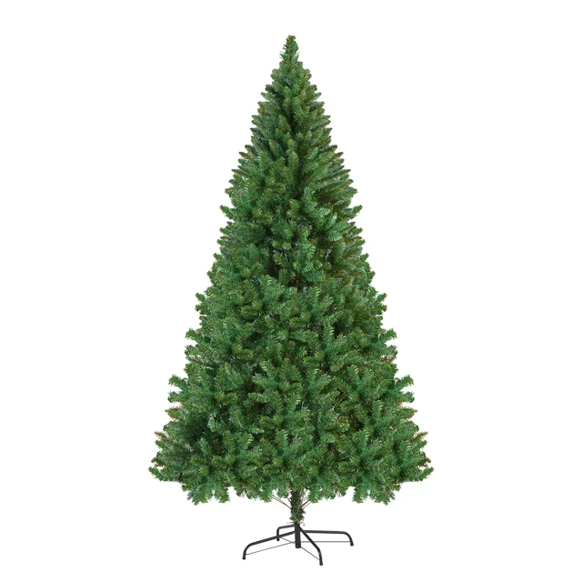 4FT Artificial Christmas Tree, Christmas Holiday Pencil Tree with Thick Branch Tips, Winter Party Decoration with Iron B 1