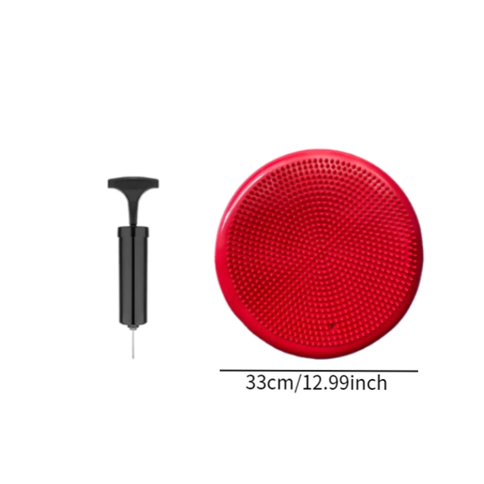 Wobble Cushion Stability Board Balance Pad for Exercise Inflatable Balance Disc Sensory Wiggle Pad for Kids Training