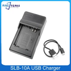 SLB-10A SLB10A SLB-11A Camera Battery USB Charger for Samsung EX2F WB150F WB250F WB350F WB750 WB800F WB500 WB550 HZ10 for NB-11L