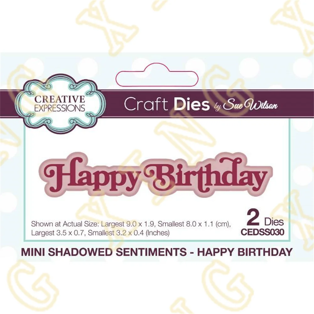 

Metal Cutting Dies for DIY Scrapbooking Crafts Dies Cut Stencils Maker Photo Album Template Handmade Happy Birthday Craft Die