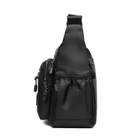 Sac à bandoulière d'affaires pour hommes avec poches multicouches, bandoulière réglable pour le travail et les voyages 4