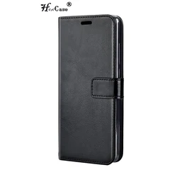 Luxury Wallet Flip Leather Phone Case with Card Stand and Book Cover for Honor 6X (Black)