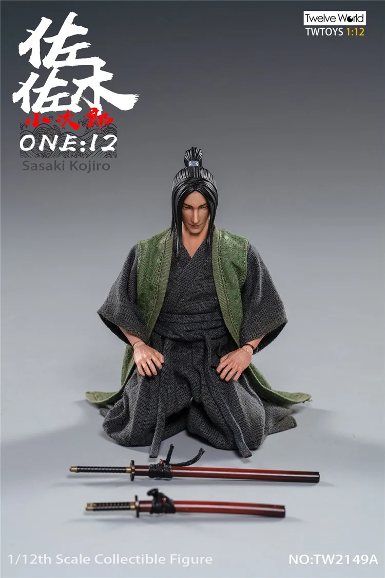 In Stock TWTOYS TW2149 A 1/12 Scale Sasaki Kojiro Figure Model