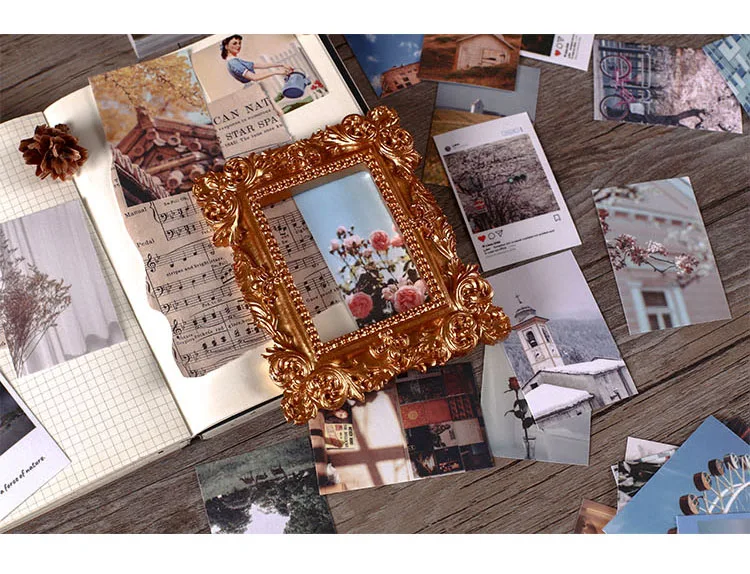 50 Stück INS Stick Etiketten Aufkleber Buch DIY handgemachte Scrapbooking Material Planer Tagebuch Album Bastelbedarf – Detail 4