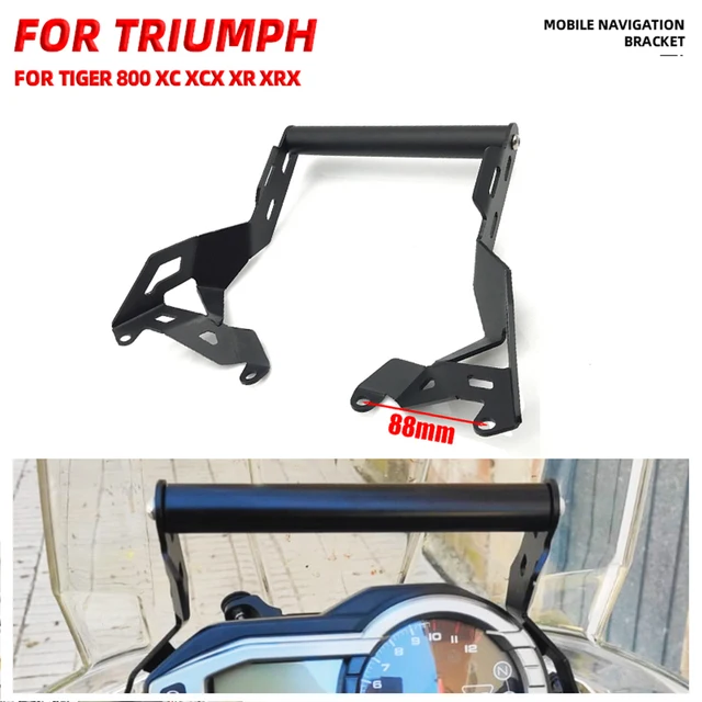 Motorcycle Smartphone Holder Stand Support GPS Navigaton Bracket for Triumph Tiger 800 XC XR XCX XCA XRX 800XC 800XR 2011 2017