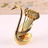 European Swan Tableware Holder Stainless Steel Spoon and Fork Base Elegant Utensil Stand Home Decor and Kitchen Organization 3