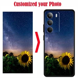 Personalized DIY Silicone Soft Phone Case - Custom Black Cover for Realme C51 4G (Black Silicone)