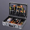 Multifunctional Tool Case Aluminum Alloy Household Hardware Tools Storage Box Portable Partition Repair Tool Organizer Suitcase 1