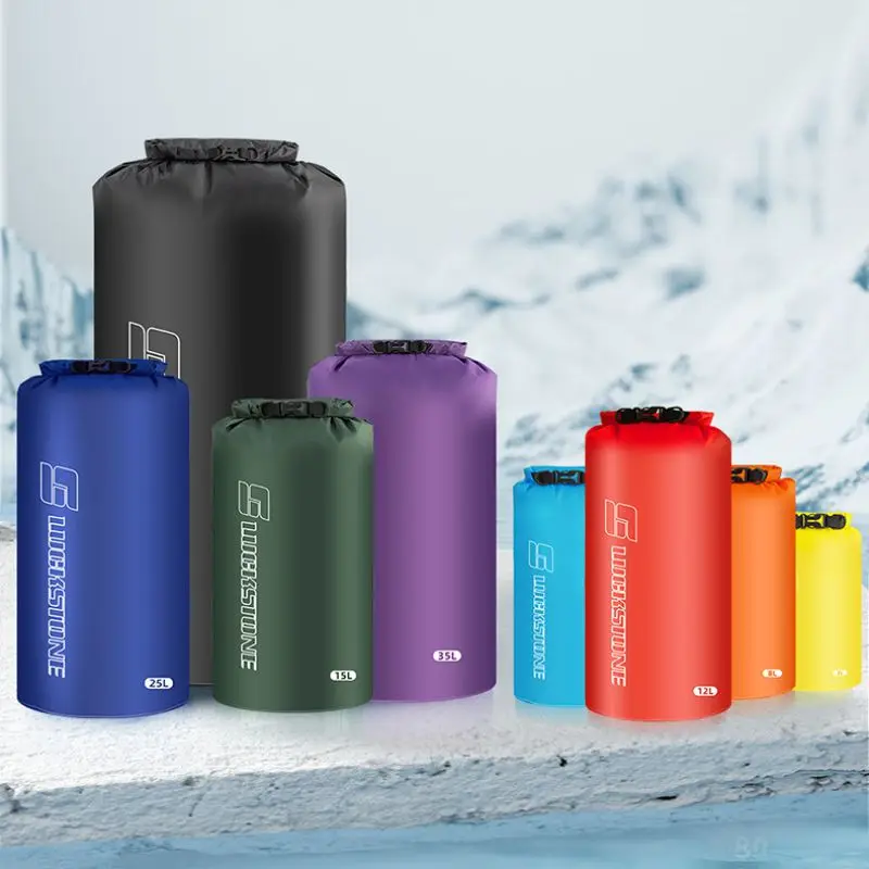 Dry Bag 8/5/3/1PCS 75/35/25/15/12/8/5/3L Waterproof for Camping Drift Trekking Swimming Rafting Kayak River Trekking Fish