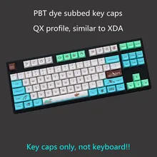 

134 Keys/set PBT Dye Subbed Key Cap for MX Switch Mechanical Keyboard QX XDA Profile Keycaps for Animal Crossing