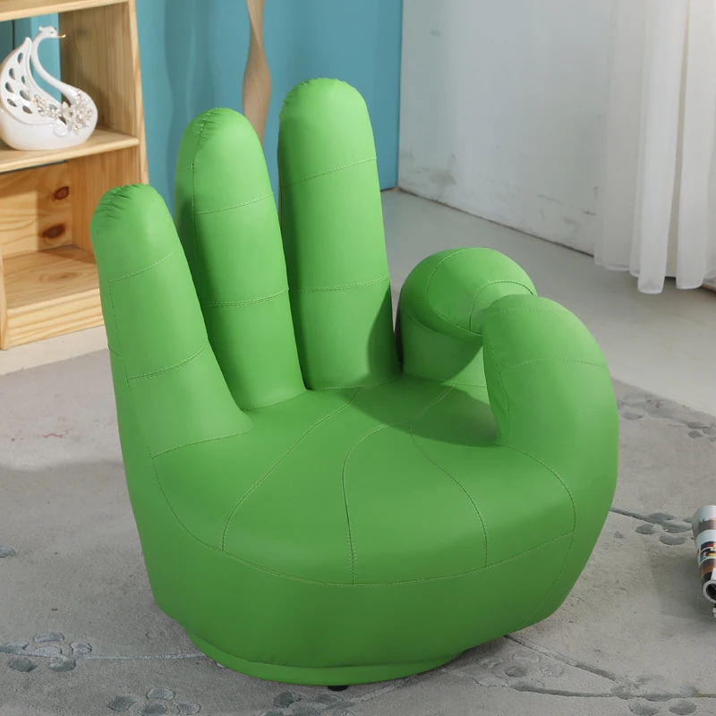  OLOTU Creative Personality Lazy Sofa Single Finger Palm Shape  Bean Bag Chair Rotatable Small Sofa Chair Balcony Leisure Furniture : Home  & Kitchen