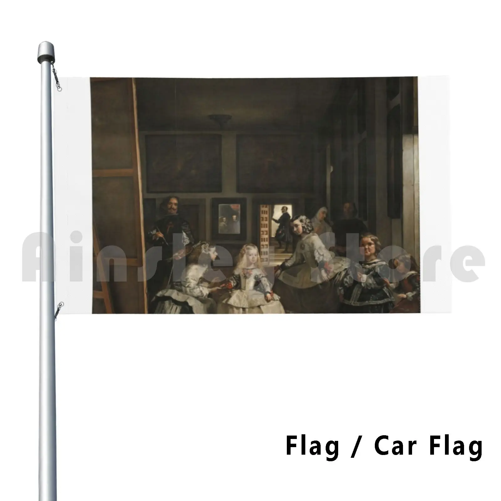 Las Meninas Di Diego Velazraccia Decorazioni Per Esterni Bandiera Bandiera Per Auto Las Meninas Diego Velazda-Velazraccia Barocca Spagna