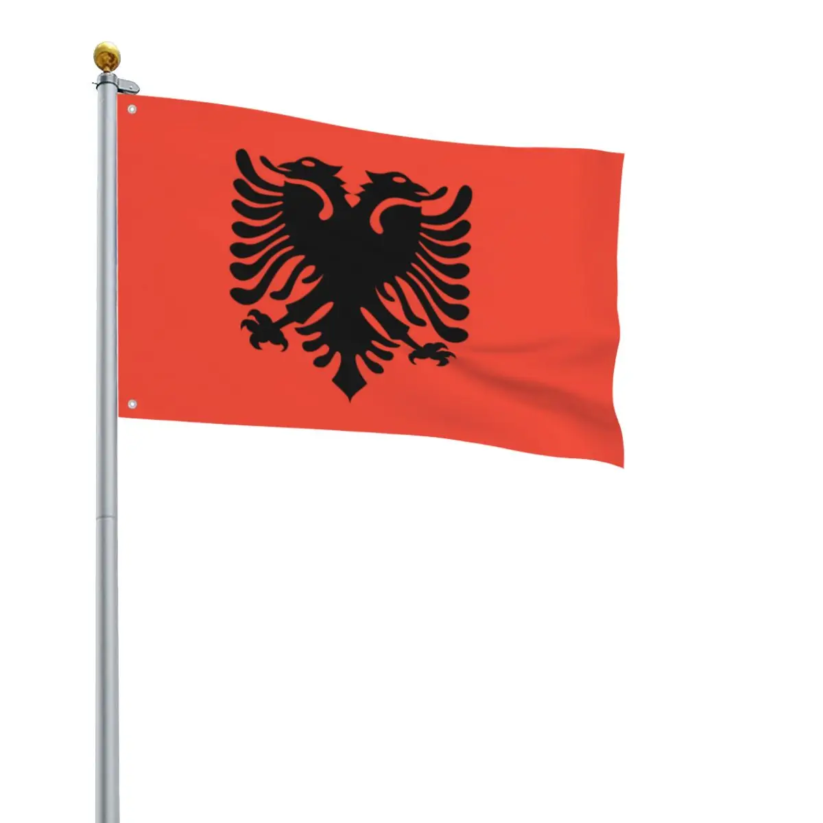 

90x60cm Albanian flag Indoor And Outdoor Decoration