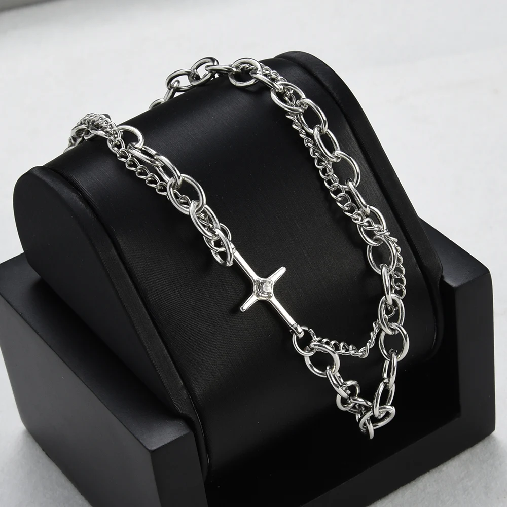 Women Men Stainless Steel Chains Necklace Korea Boys Girls Guys Punk Rock  Personality Choker HipHop Street Rap Necklaces Unisex - Price history &  Review, AliExpress Seller - Prom Fans Official Store