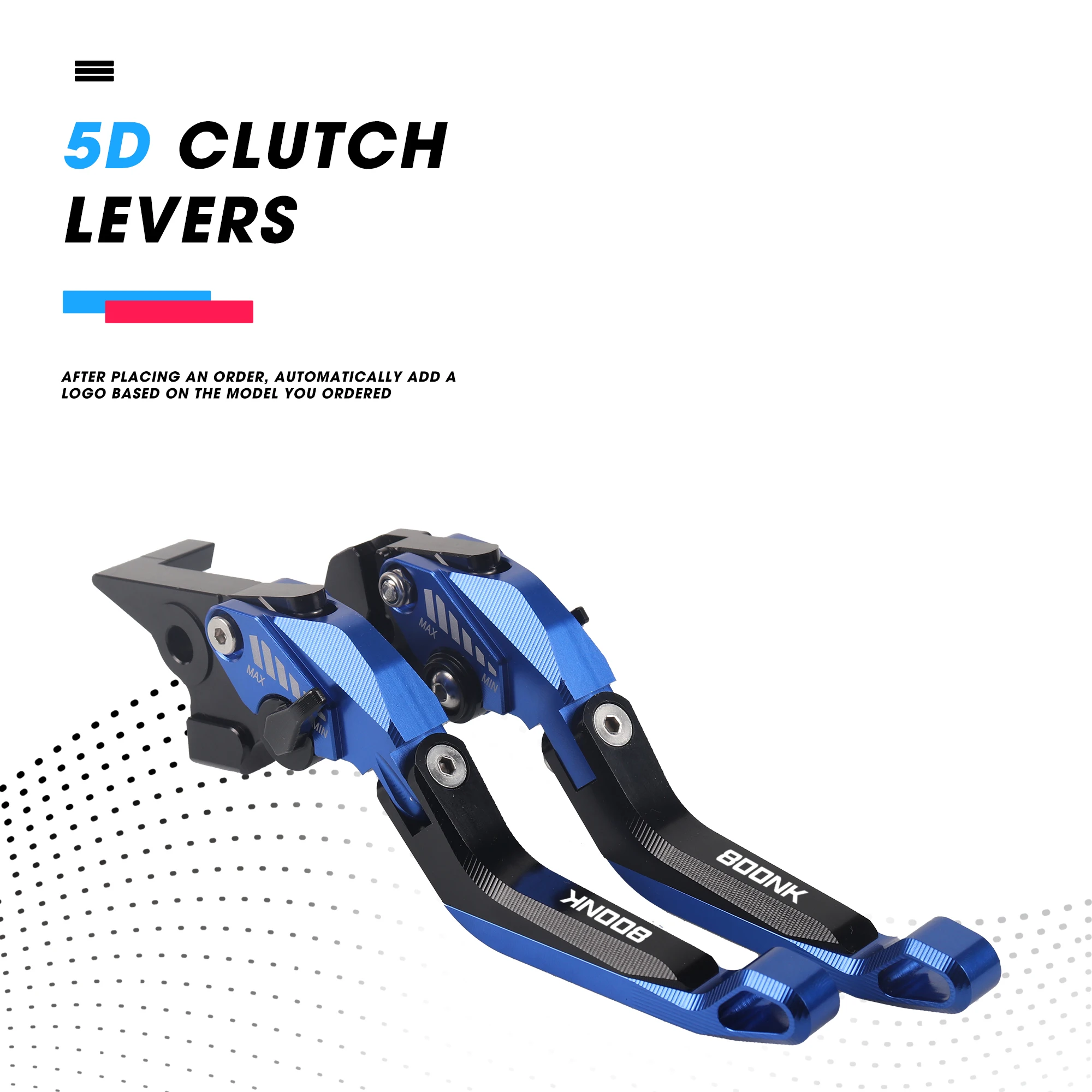 מנופים בלמים מתבנים עבור fmoto 800nk 800 nk 2023 2024 אופנוע מד אלומיניום מתכווננת ידיות extendable