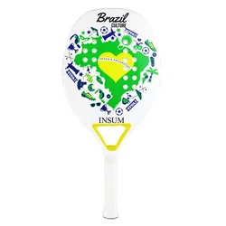 INSUM Beach Tennis Racquet with 100% Carbon Fiber EVA Soft Grip Perfect for Beginners and Pros Alike Raquete Beach Tennis