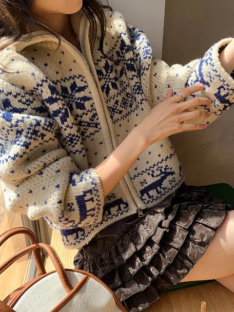 Pullover Damen Schneeflocke Marke Apricot Apricot Pullover