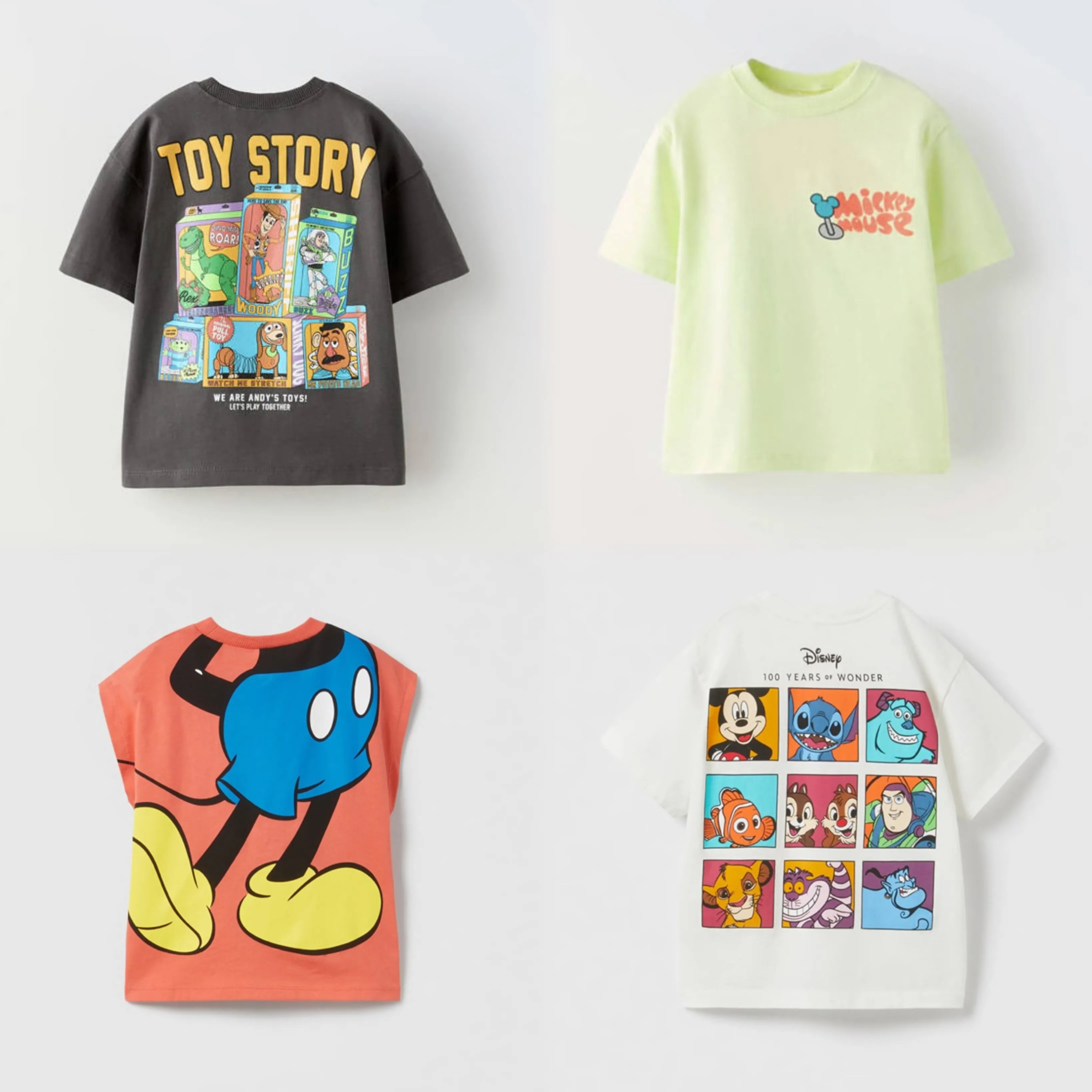 T Shirt Mickey Print Children Costume