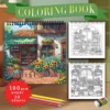1pc, Teen Colouring Book - 30 Sheets 8.3x 8.3in Suitable for Stress Reduction, Emotional Relaxation, Christmas Halloween 4