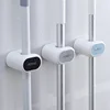 Strong Adhesive Mop Broom Holder Wall Mount - No Drill Bathroom Storage Rack, Heavy Duty Waterproof Hook for Cleaning Tools 1