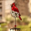 Cardinal Bird Wind Chime Red Bird Wind Chimes Outdoor Decorations Garden Backyard Church Hanging Decor 6