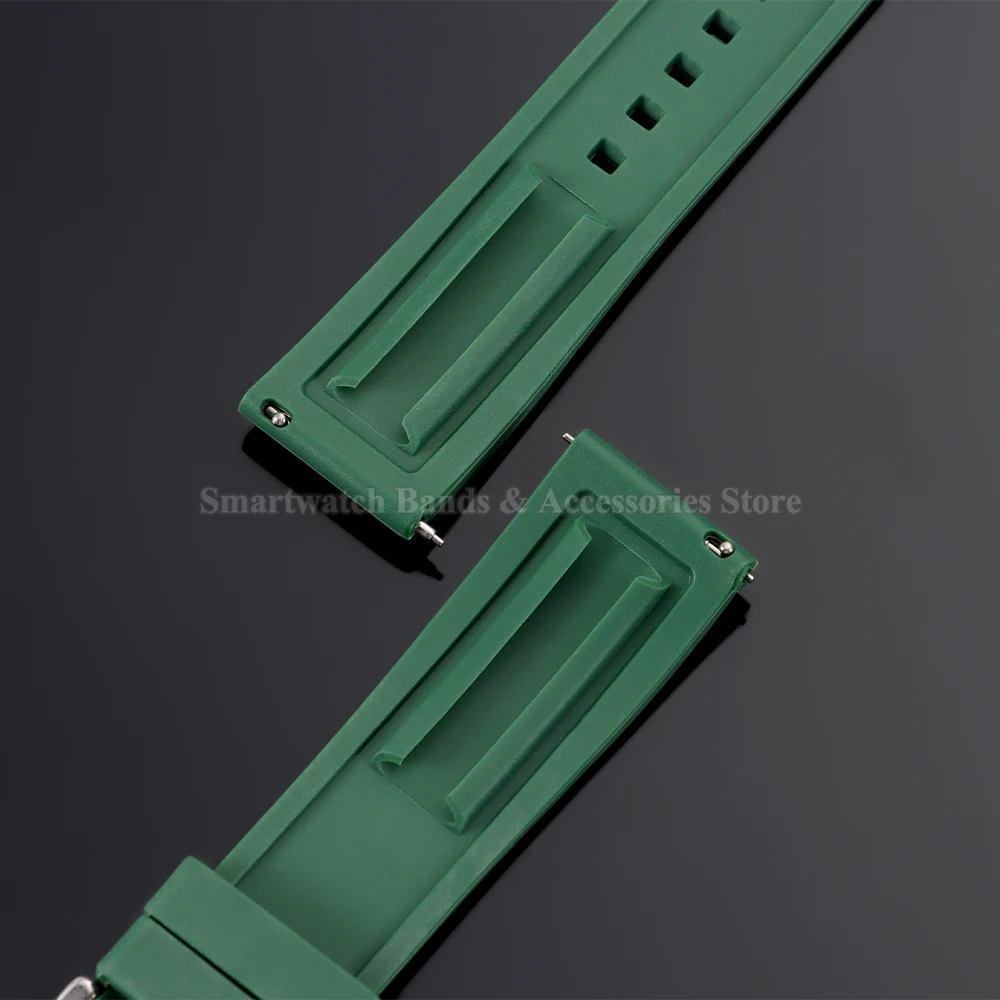 Silicone Quick Release Watch Strap - Universal Wrist Band for Smartwatch Accessories