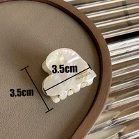 3.5cm Small Hairclaw Acetate Hair Crabs for Girls Cute Heart Shaped Hairclips Women Hair Accessories Hair Pins and Clips 6