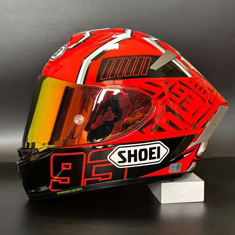 

Мотоциклетный шлем на все лицо, шлем X-Spirit III Marquez 4 Kask X-четырнадцать, спортивный велосипедный гоночный шлем, мотоциклетный шлем