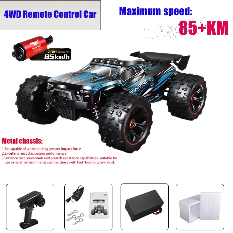 4WD   ڵ ε 4x4 RC  50 Ǵ 85 KM/H  帮Ʈ ̽ 峭  ο 귯ø  RC ڵ