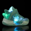 High-top Basketball Shoes Men's 2024 New Thick-soled Height-enhancing Youth Student Sports Shoes Breathable and Non-slip 1